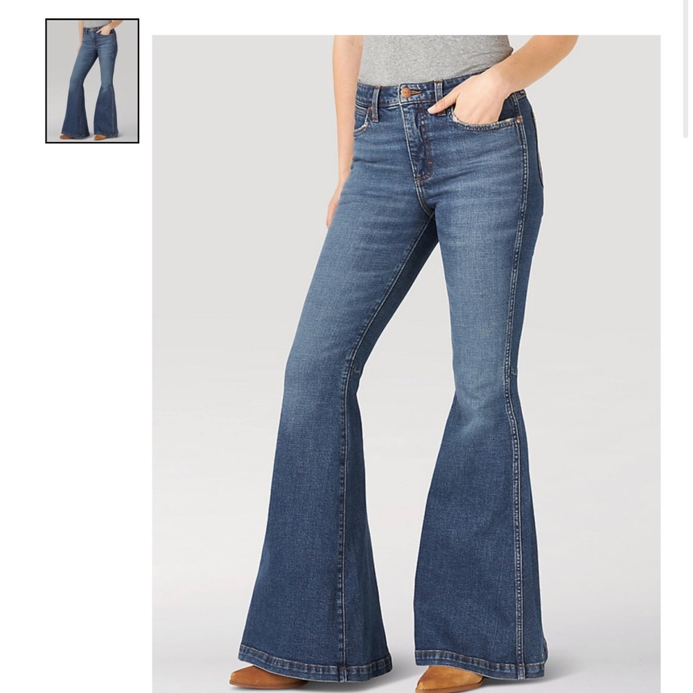Wrangler High Rise Flare Jeans